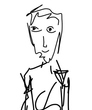 girl with a cigarette