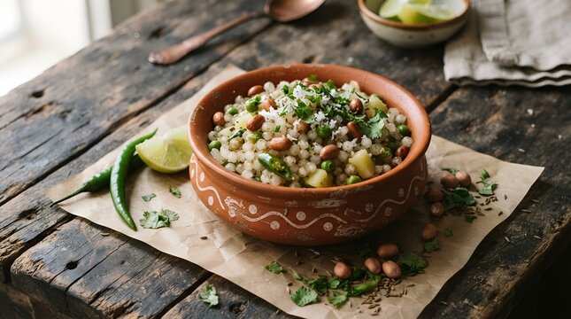 Sabudana Khichdi, Indian food for fast