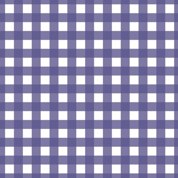 Seamless Lavender Gingham Check Pattern Classic Plaid Background
