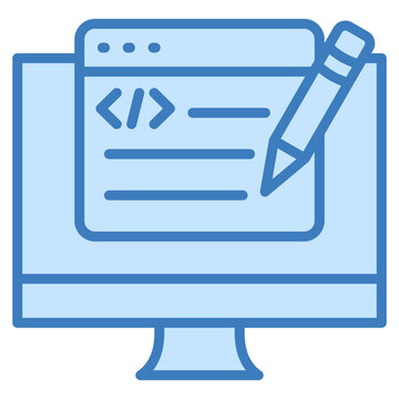 Script Icon Element For Design