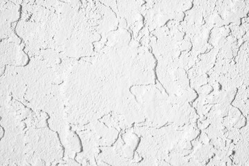 Rough textured white plaster surface detail © reddish