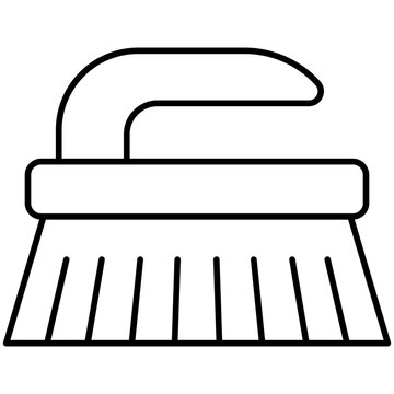 Cleaning Brush Icon vector