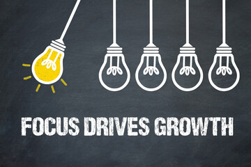 Fototapeta premium Focus Drives Growth 