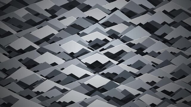 Premium Digital Office Evolution Abstract Topographic Background 4K Loop