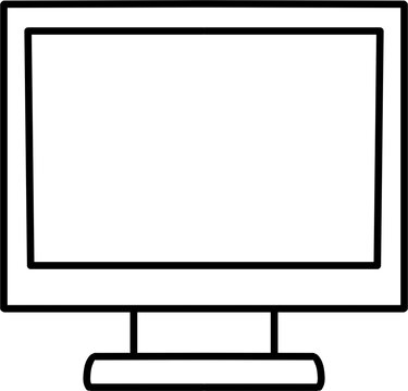 Computer Vector Illustration, Desktop PC Clipart, Isolated Transparent PNG