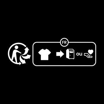 Triman Recycling Symbol Icon