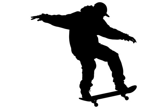 Skateboarding person icon