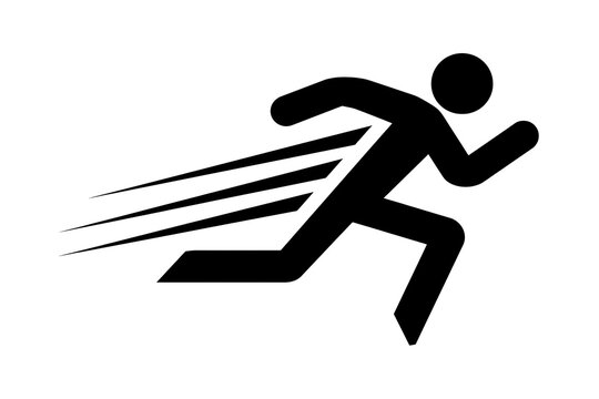 Running person icon