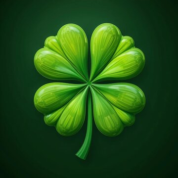 Four Leaf Clover, Good Luck and Fortune Symbol