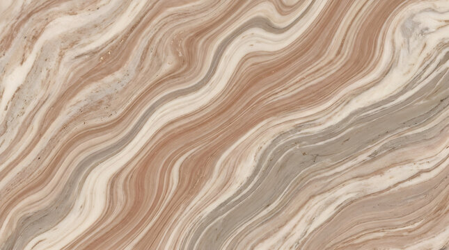 Warm Brown Wavy Marble Texture Background