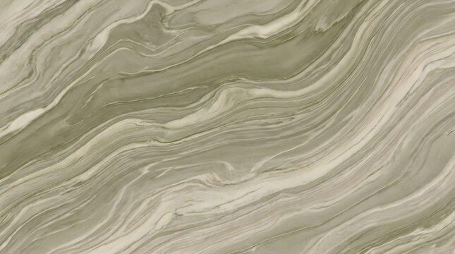 Olive Sage Green Wavy Marble Pattern Texture Background