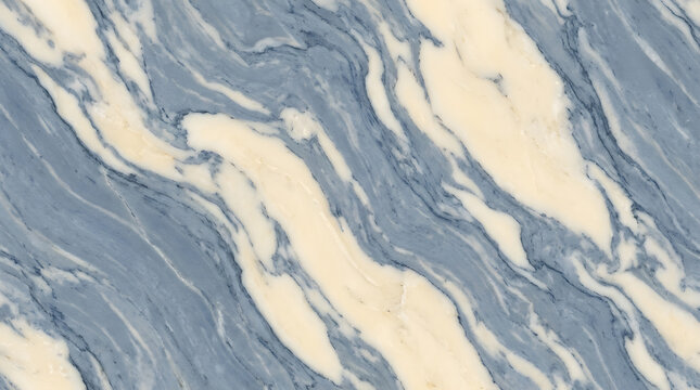 Slate Blue and Cream Calacatta Marble Stone Texture Background