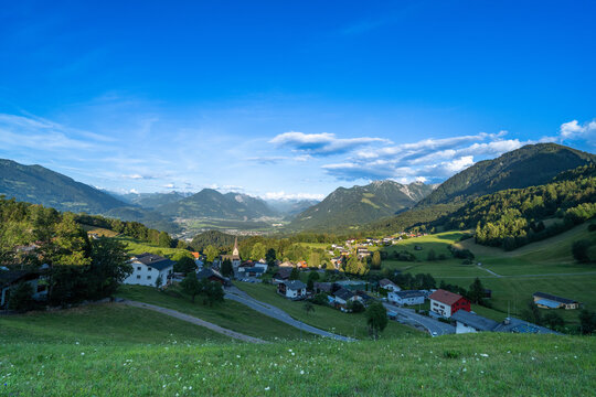 Gurtis by Nenzing in the Walgau Valley in the State of Vorarlberg, Austria