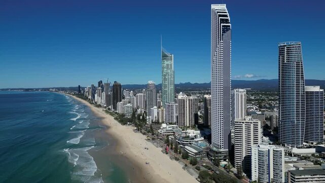 Aerial View of Gold Coast Skyline