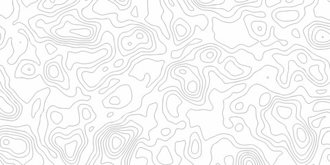 White abstract wave paper spiral area world topography map curved reliefs design. geographic contour map elevation mapping artwork with soft grey lines wallpaper background. © MOHART PARK
