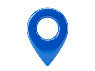Isolated blue map pin icon © Ritz PNG