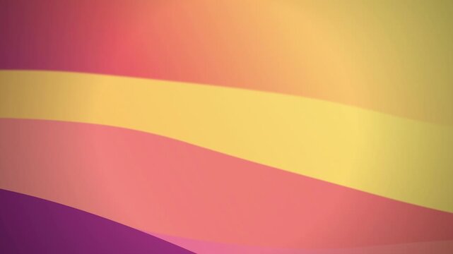 Minimalist vector curves drift gently in a seamless loop
