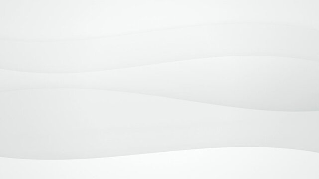 Minimalist white waves drift gently in a seamless loop
