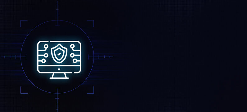 Technical engineering core settings and circuit gear glowing neon icon
