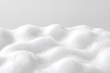 Obraz premium Close-up of pristine white sand dunes with smooth, undulating textures and soft shadows