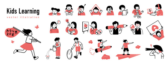 Children's Learning. Learning for Young Children. Time for Fun Learning. Various Types of Learning.