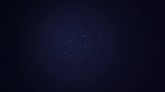 Abstract dark blue background with subtle glowing dots and fine concentric patterns for digital design
