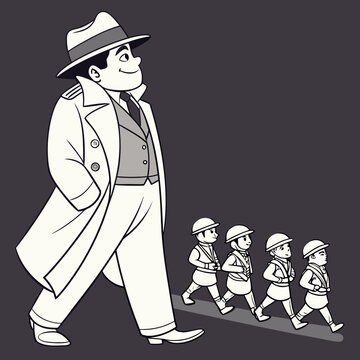 Chibi Capone Bege with Castle Minions