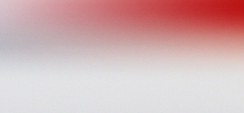 Light grey and bright red soft grainy gradient background texture