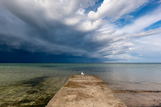 Storm Clouds at Timmendorfer Strand, Baltic Sea, Germany