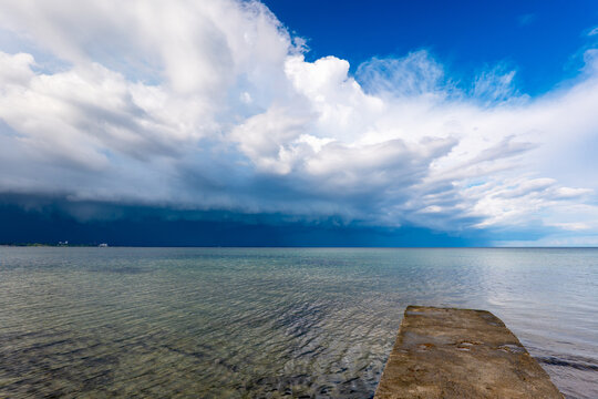Storm Clouds at Timmendorfer Strand, Baltic Sea, Germany