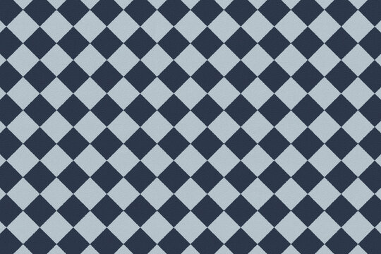 blue checkered diamond pattern paper texture, geometric checkerboard background, retro wallpaper