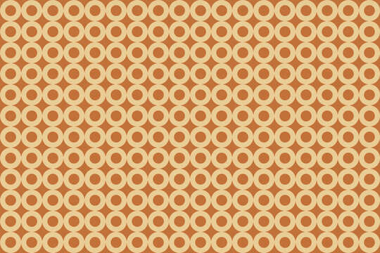 orange circle pattern paper texture, mid century modern geometric background, retro 60s wallpaper