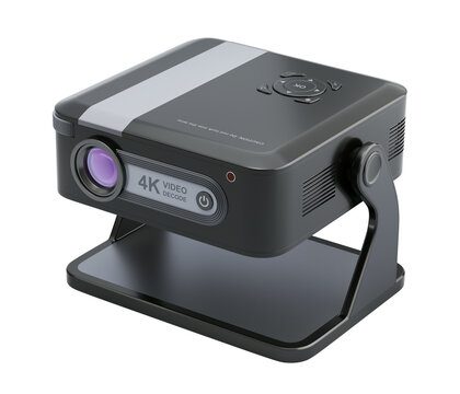 Portable mini home projector - 3D illustration