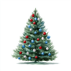 Fototapeta premium christmas tree decorations in the shape of a circle, isolated on a white background. vintage toys and figurines with wreaths, an angel, a sledge, a star, snowflakes, ice skates, a clock, holly leaves
