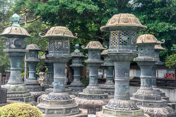Far east stone lanterns, Japanese lanterns © Andrzej
