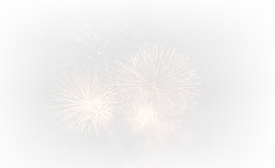 Obraz premium Golden Firework Bloom with Radiant Light Trails PNG