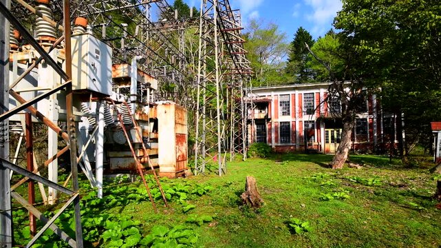 幌内炭鉱跡　幌内炭鉱景観公園