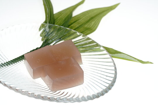 水羊羹　夏の水 葛どうふ 小豆　