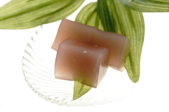 水羊羹　夏の水 葛どうふ 小豆　