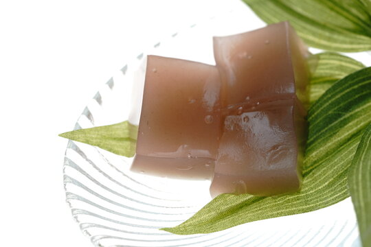 水羊羹　夏の水 葛どうふ 小豆　