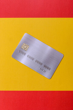 A credit card for contactless cashless payments via a terminal or online. A credit card