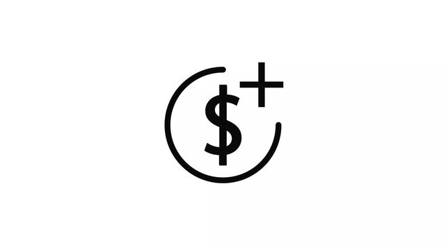 Minimalist animated circular loading icon for digital interface progress