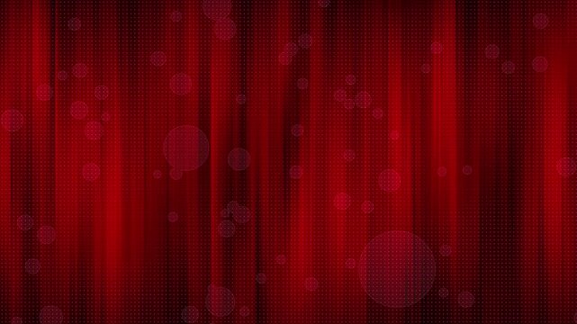 Crimson theater curtains parted with subtle dust motes during a dramatic opening