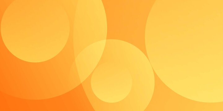 Abstract Orange Gradient Circle Pattern Background. Modern abstract background with overlapping orange gradient circles