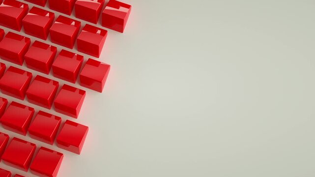Red Cube Background Animation