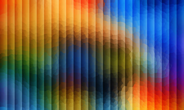 Colorful geometric stripes abstract background with vibrant polygonal shapes and a modern design