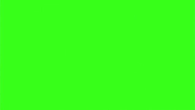 Red cancelled stamp for editing on green background.