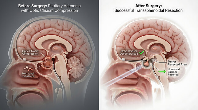 Brain Tumor Before vs After Craniotomy: Mass Effect vs Decompressed Brain