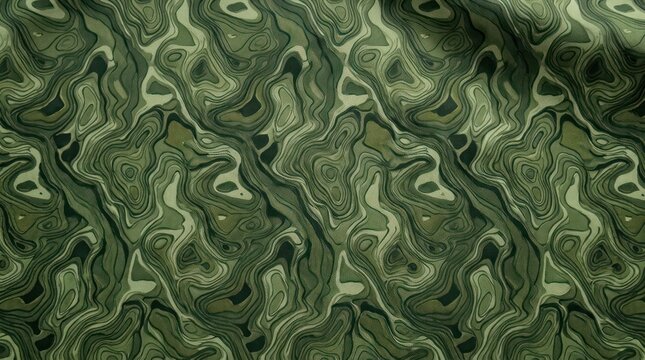 Topographic map pattern background in green tones
