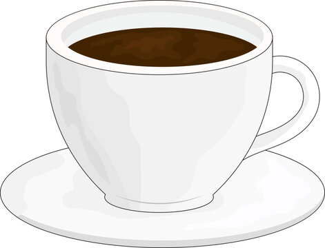 Coffee cup mug vector illustration